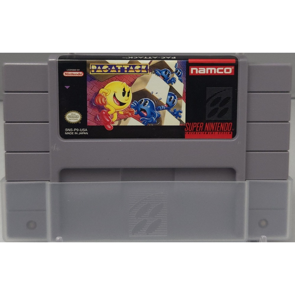 Pac-Attack - SNES - SNS-P9-USA - CIB Complete - Authentic - Tested - Picture 7 of 16